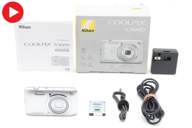 NIKON COOLPIX S3600 Silver Digital Camera $358.94 - PicClick CA NIKON COOLPIX S3600 Silver Digital Camera $358.94 - PicClick CA