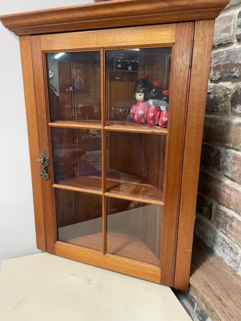 Corner Curiosity Cabinet