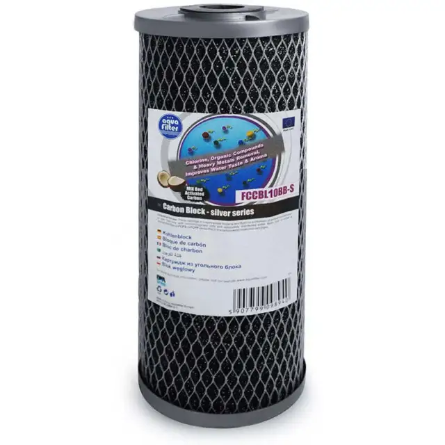 Aquafilter FCCBL10BB-S 10" Big Blue Silver series carbon block cartridge