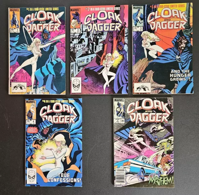 Cloak And Dagger 1983 Limited Series 1-4 + Bonus **FREE SHIP & WE TAKE OFFERS**