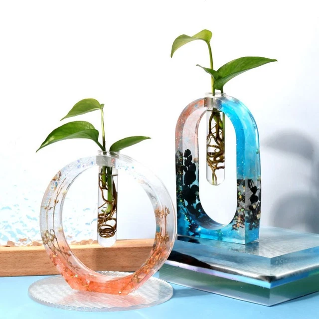 Test Tube Flower Breeding Vase Mold Resin Mold Hydroponic Mould Gypsum Mould
