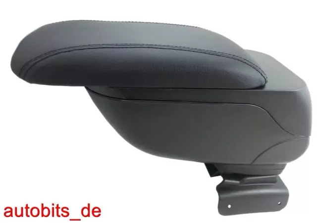 Schwarz Mittelarmlehne Armlehne Maßgefertigt Kunstleder passend für Opel Astra H 2