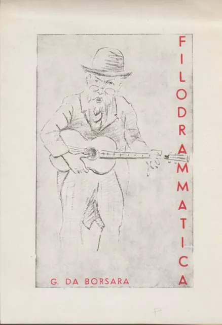 ex-libris G.Da Borsara - Philodramatics