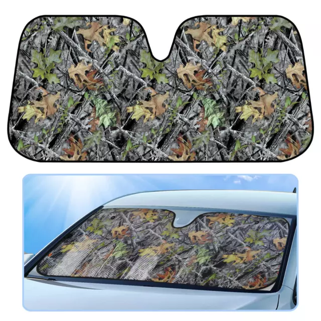 Green Tree  Camouflage Car Auto Sun Shade Front Windshield Window Visor