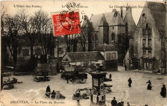 CPA Argentan - La Place du Marche (259088)
