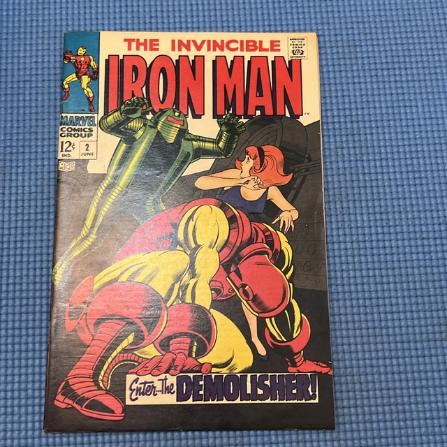 The Invincible Iron Man #2 - 1st app Janice Cord Marvel Comics Silver Age 1968 4