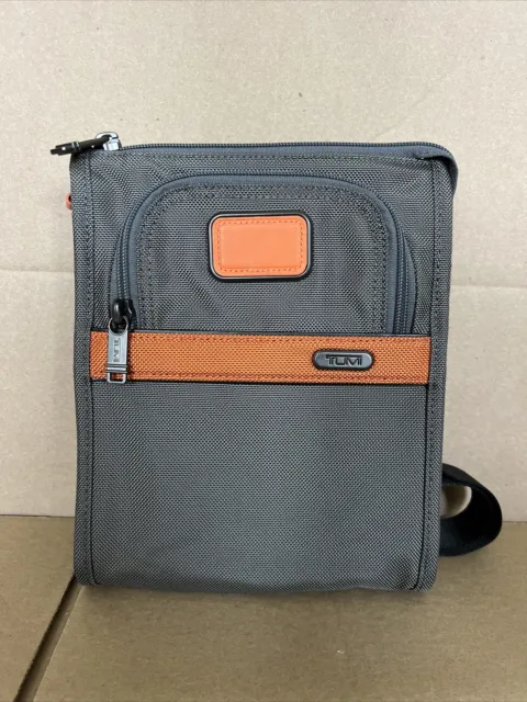 TUMI Gen 4.3 Core Pocket Bag Small 22303110 Grey & Orange $225