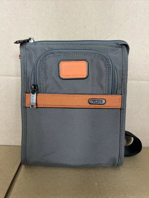 TUMI Gen 4.3 Core Pocket Bag Small 22303110 Grey & Orange $225