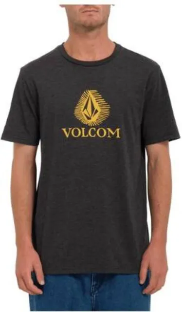 VOLCOM OFFSHORE STONE TEE HEATHER BLACK AI23 t-shirt