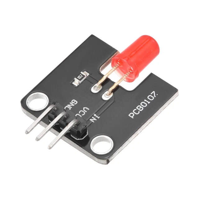VooGenzek Module Feux Circulation 6 Pièces - 5V, LED 8mm, Compatible Arduino Raspberry Pi | Pour Projets DIY