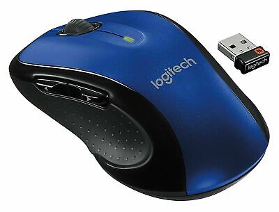 Logitech M510 Récepteur USB souris laser sans fil pleine taille Unifying BLEU