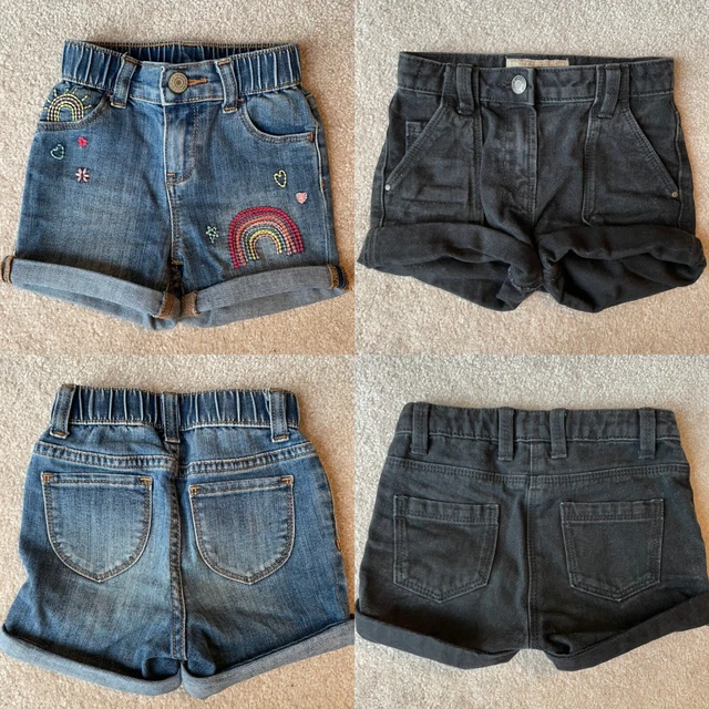 Girls Age 4 years x2 Denim Shorts Summer Bundle GAP NEXT