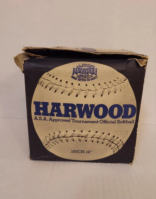 Balle De Softball Vintage Officielle Harwood Nite And Day - Collection