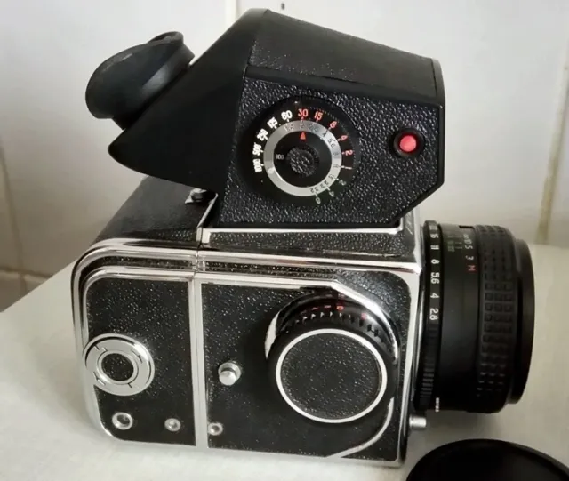 SLR Film Camera KIEV 88 VOLNA 3 F/2.8 P6 Pentacon Six 6x6 Hasselblad copy ussr