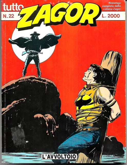 Tutto ZAGOR n° 22, Lire 2000, mar 1988: ottimo