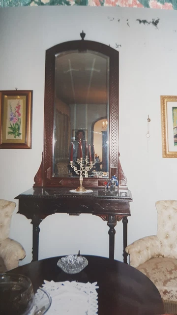 Console Artigianale Con Specchio