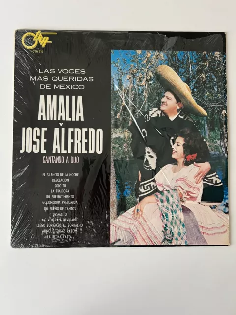 AMALIA MENDOZA Y Jose Alfredo Cantando A Duo LP Otra Records 310 Shrink ...