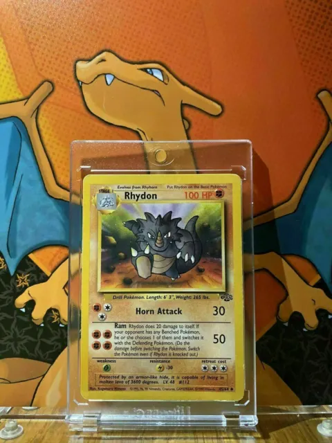 Rhydon Jungle EX, 45/64 Pokemon Card.