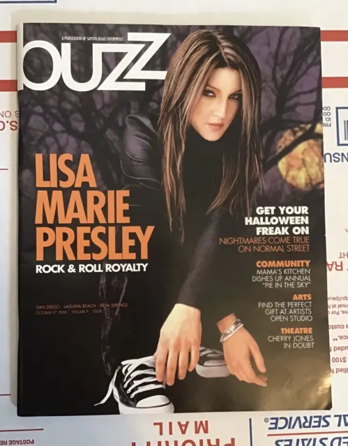 Buzz Magazine Lisa Marie Presley October 27 2006 Belly Up Tavern Solana Beach Ad