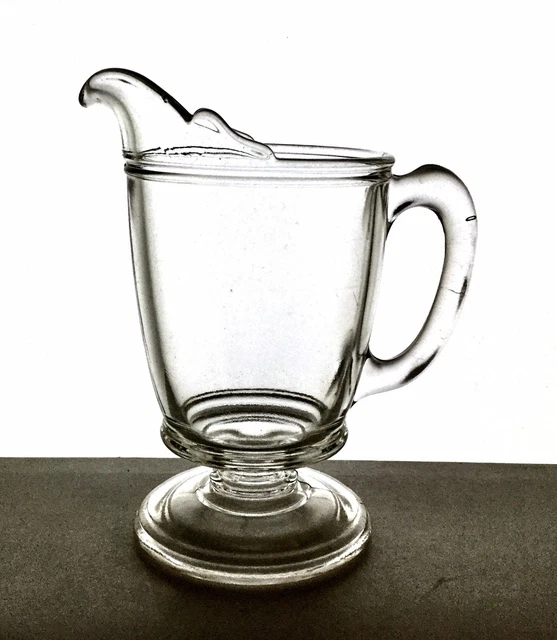 EAPG Antique Riverside No. 75 Clear Glass Creamer Cream Pitcher