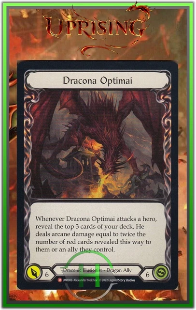 Dracona Optimai - FAB:Uprising - UPR006 - Carte Officielle Anglaise