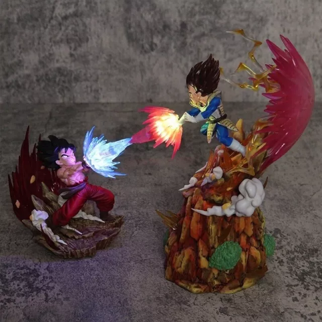Tumex Anime Dragon Z Toys Super Saiyan PVC Model Toy God Goku Action  Figures, 6.4 