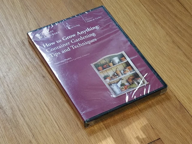 The Great Courses - DVD - HOW TO GROW ANYTHING: CONTAINER GARDENING