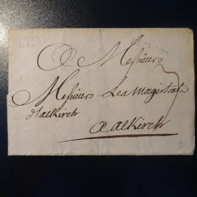 France Marque Postale Lettre Cover Belfort 1753 L3