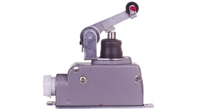 Endschalter 1R 1NO im Gehäuse mit Flachhebel und Rolle LM10-DR W0-59-251 /T1DE