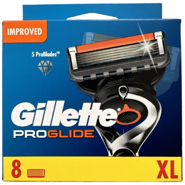 Gillette ProGlide Razor Blades - 8 Pack XL Original New
