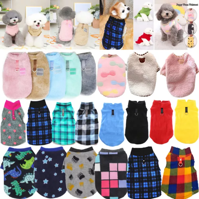 Animale Domestico di Lana Indumenti Caldo Cane Gilet Cappotto Felpe Gatto Abiti