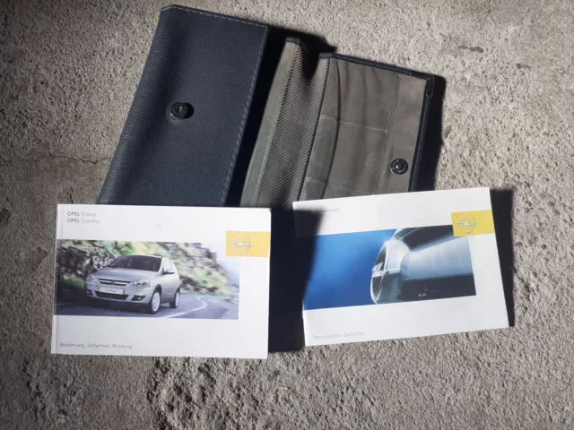Bordmappe mit Betriebsanleitung / Handbuch Opel Corsa C + Combo C Stand 08/2005
