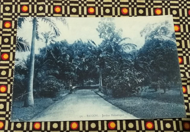 CPA Asie - VIET NAM - INDOCHINE - COCHINCHINE - SAIGON - JARDIN BOTANIQUE