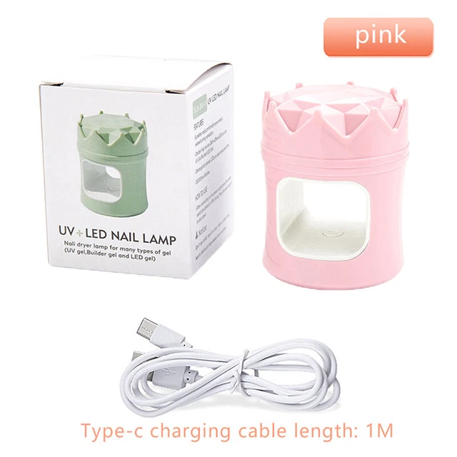Nails Lamp Tips LED Light Potable Mini UV LED Lamp Nail Dryer Gel Nail Art To EI