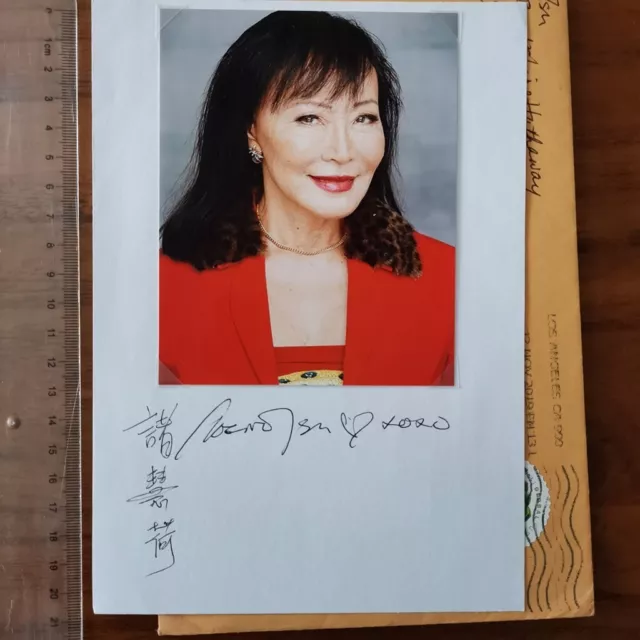 Irene Tsu Autograph photo Film actors 20x15CM
