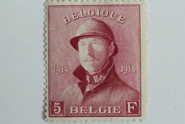 Timbre Belgique Albert 1er 1919 neuf (50523)