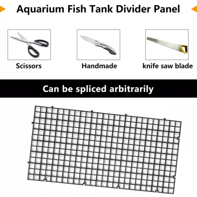 crate Aquarium Isolation Panel Aquarium Divider Tray Aquarium Grid Divider Fish