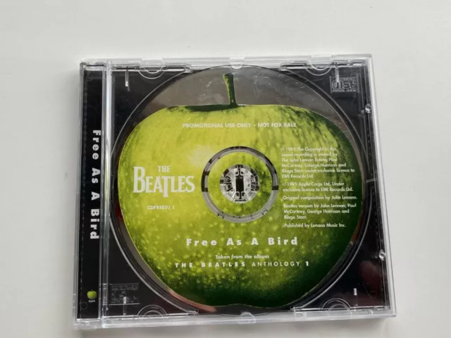 The Beatles . 1995  Free As A Bird   Promotional  Cd