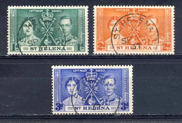 1937-Coronation-St Helena-Used