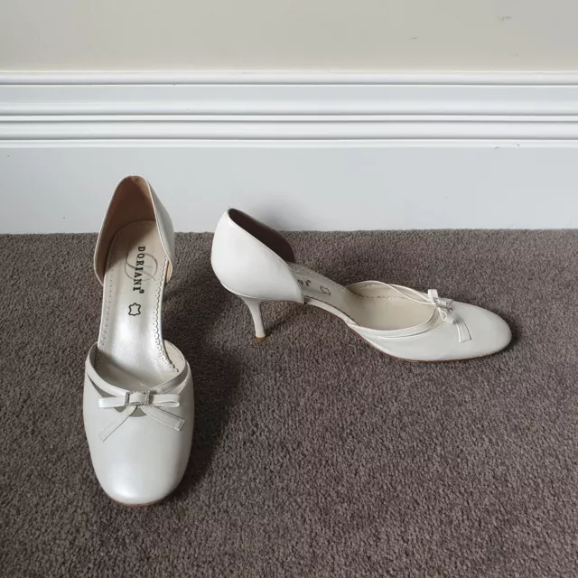 Pearl White Doriani Formal / wedding / bridal shoes 3