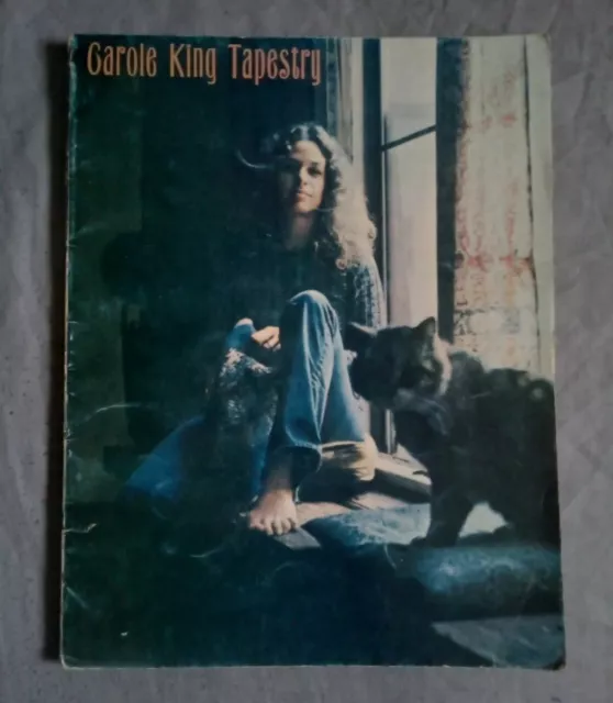 TAPESTRY by CAROLE KING (c. 1971) Vintage Sheet Music Song Book Good+