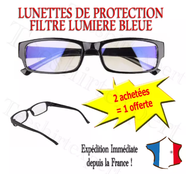 Lunettes Anti Lumière Bleue Repos contre Fatigue Ordinateur Ecran TV