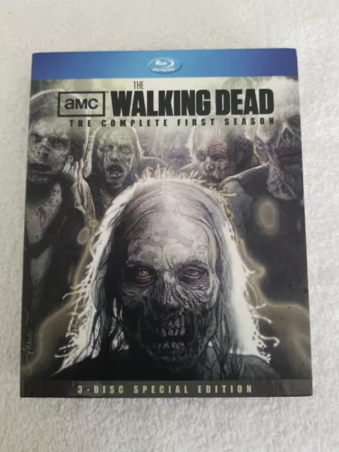 Walking Dead Blue Ray Special Edition Season 1 Best Buy AMC 3 Disc w/ Flyers