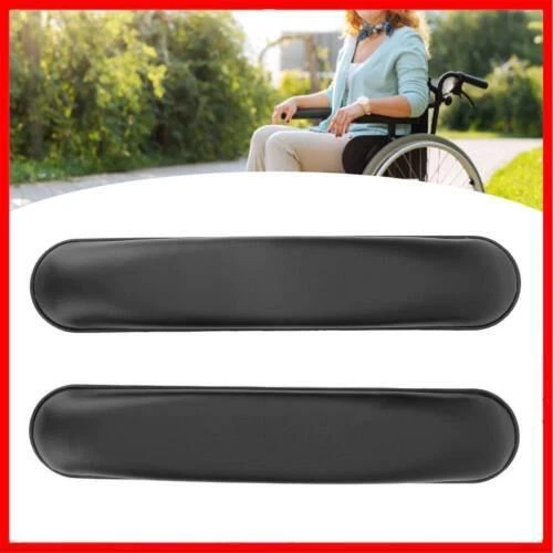 Almohadilla de reposabrazos universal para silla de ruedas | cuero PU | soporte para brazos para silla acolchada