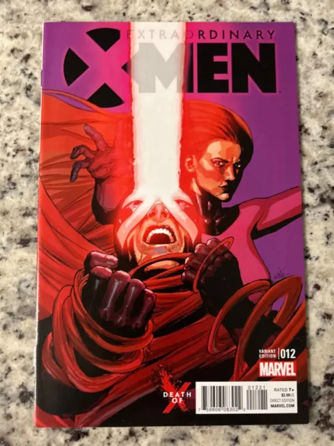 Extraordinary X-Men #12 Vol. 1 (Marvel, 2016) Yu Death Of X Variant, VF