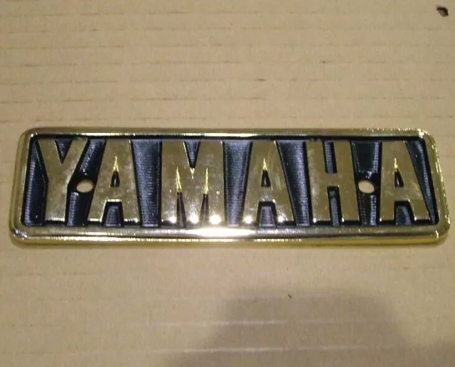 YAMAHA Tank Badge for XS650 XS650E 1978 XS650F 1979 Brand New Metal Emblem YT01