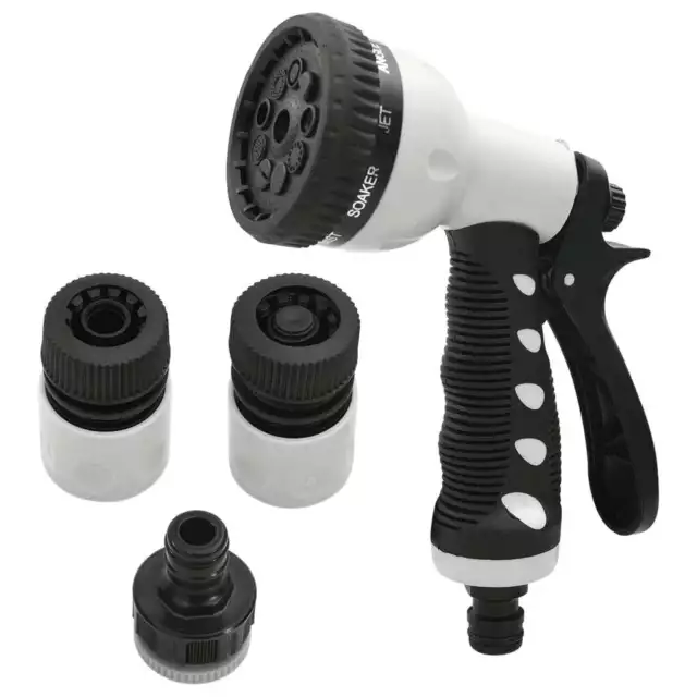Gartenbrause Set 9 Funktionen Spritzpistole Handbrause Gartenspritze vidaXL