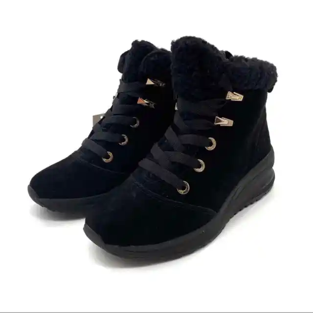 Taryn Rose Zahara Weatherproof Black Ankle Boots 5.5