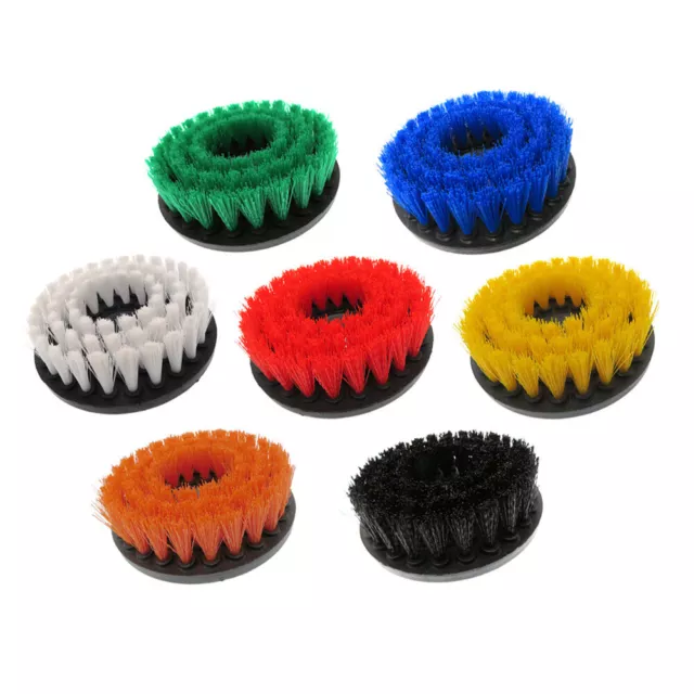 5" Cleaning Scrub Brush Round Upholstery Car Carpet Mat / Power Drill Attachment