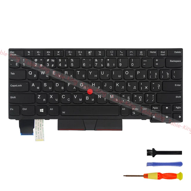 Russian backlit point keyboard for lenovo thinkpad l13 yoga gen2 20vl